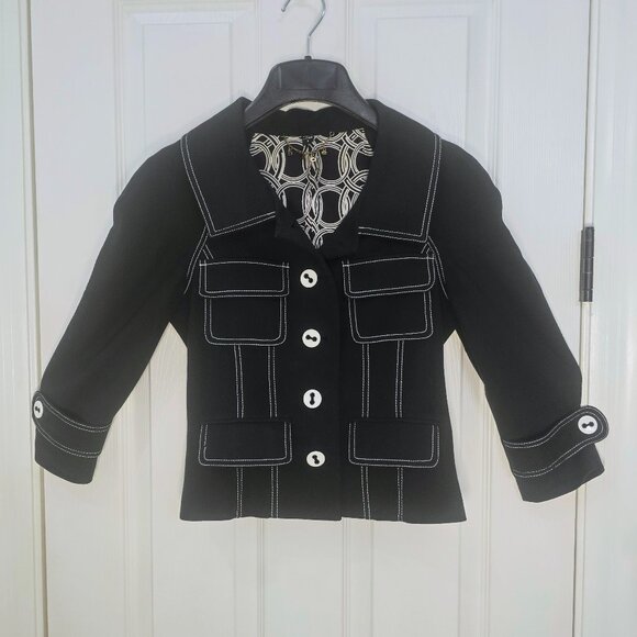 Vintage BEBE Tailored Blazer/Jacket - Picture 4 of 9